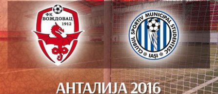 Amical: CSMS Iasi - FK Vozdovac 0-0